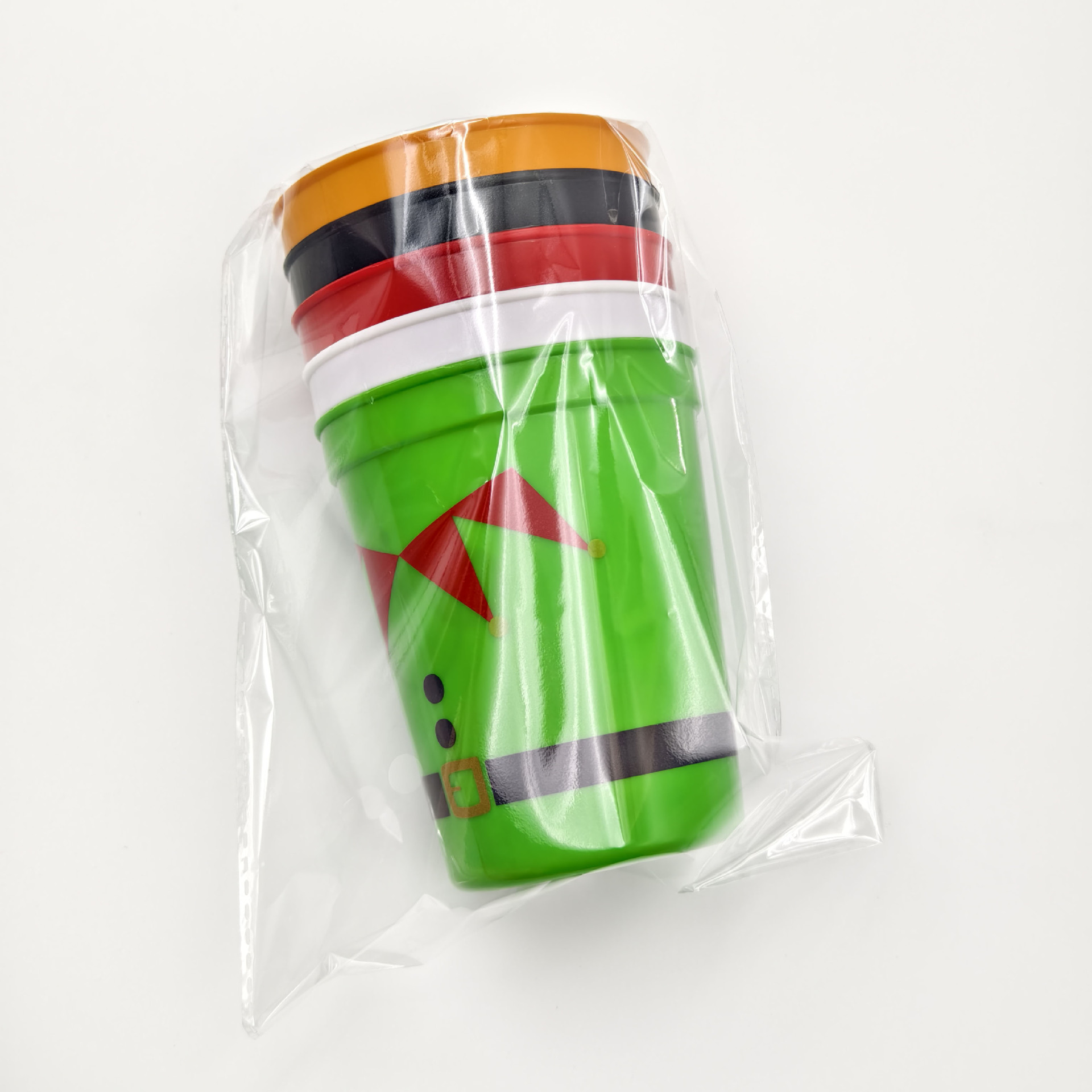 Meal Prep Juice Bottles - 16オンス メリークリスマスカップ 食品グレードプラスチック製 再利用可能カップ ジュース ビールカップ