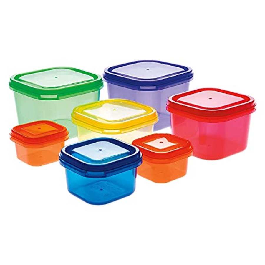 Meal Prep For Weight Loss - ビーチボディ 21デイフィックス 7ピースキット：色分けされたポーションコントロール容器（食事準備と減量用）、食品保存に最適