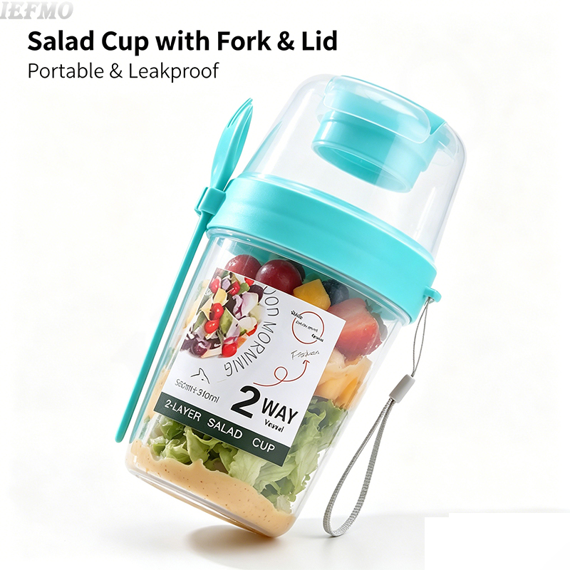 持ち運び可能なサラダボウルセット、フォークと蓋付き、野菜/フ - Meal Prep For Weight Loss のレビューと価格