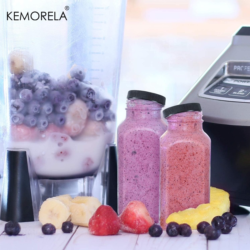 2/4 個 350 ミリリットルガラスボトル漏れ防止ヴィンテ - Meal Prep Juice Bottles のレビューと価格