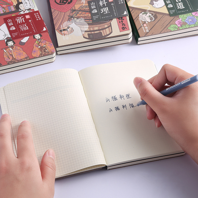 クリエイティブ漫画猫ハードカバーノートブックプランナー紙日記 - Meal Plan Notepad のレビューと価格