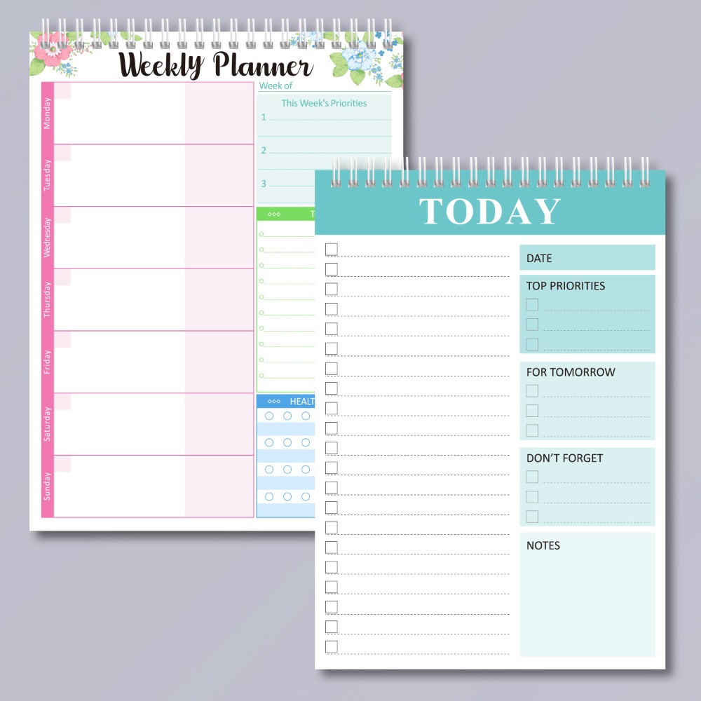 幅広い用途のToDoプランナー、週間計画ノートパッド、A5ノ - Meal Plan Notepad のレビューと価格