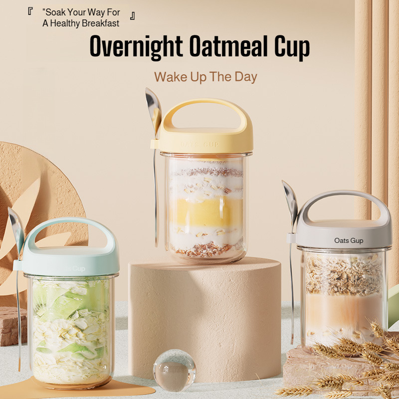 ポータブル朝食カップ 安全で漏れ防止のフィットネスミールプレ - Meal Prep For Weight Loss のレビューと価格