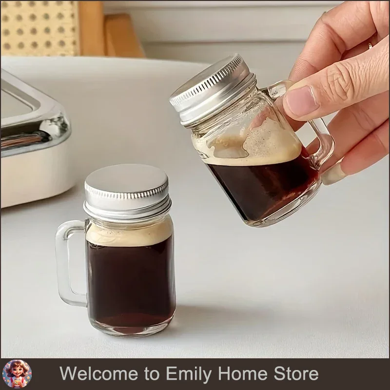 ハンドル付きポータブルガラスディスペンシングボトル 液体漏れ - Meal Prep Juice Bottles のレビューと価格