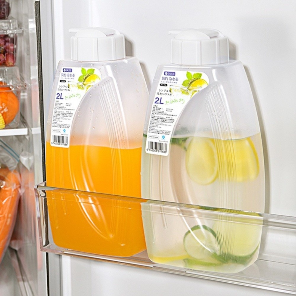 新しい 1L/2L 冷水ケトル キャップ付き 耐久性のあるウ - Meal Prep Juice Bottles のレビューと価格