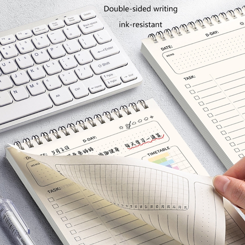 デイリーウィークリープランナーノートブック防水PPカバー16 - Meal Plan Notepad のレビューと価格