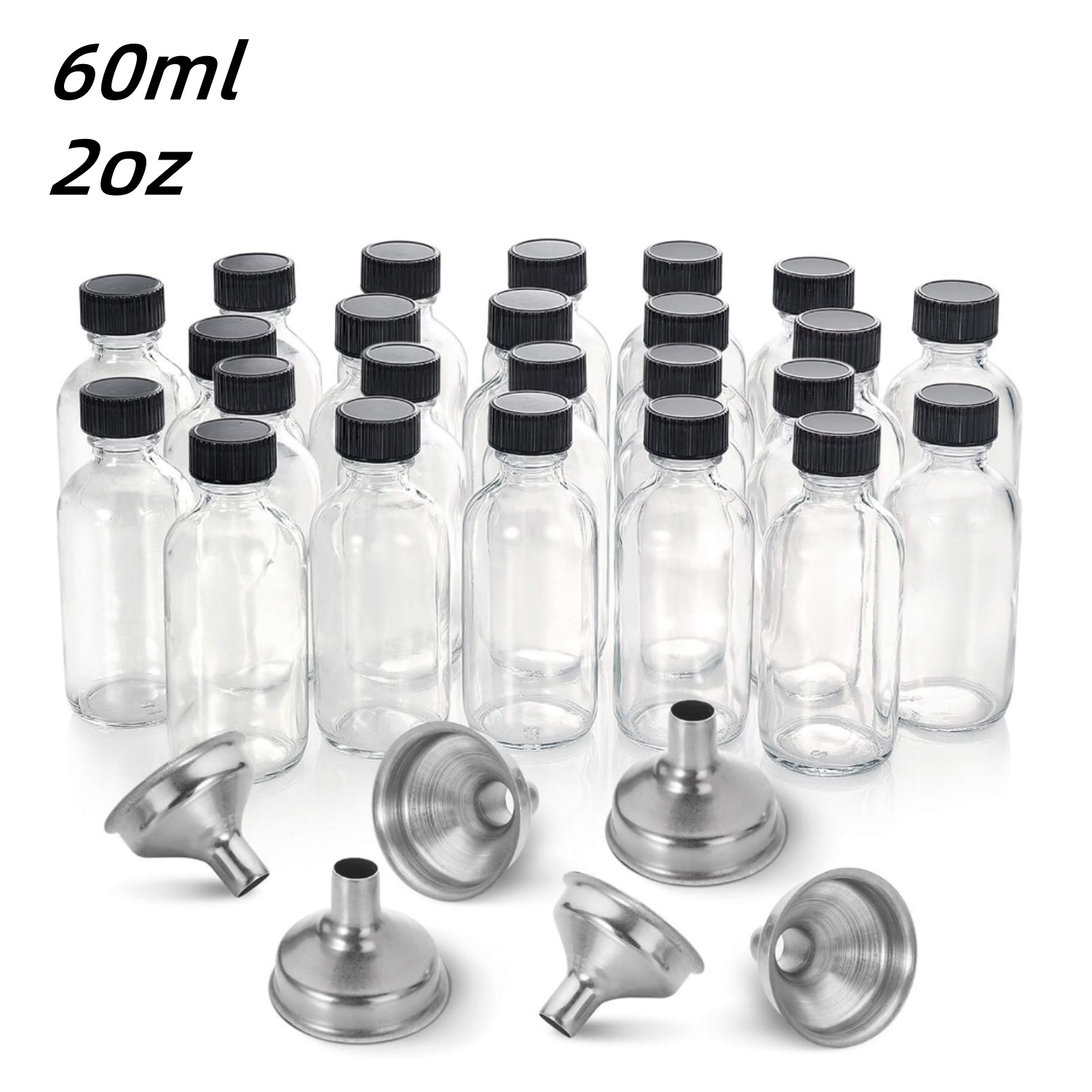 10/20/30個入りの蓋付きモダンなガラス製液体ボトル、生 - Meal Prep Juice Bottles のレビューと価格